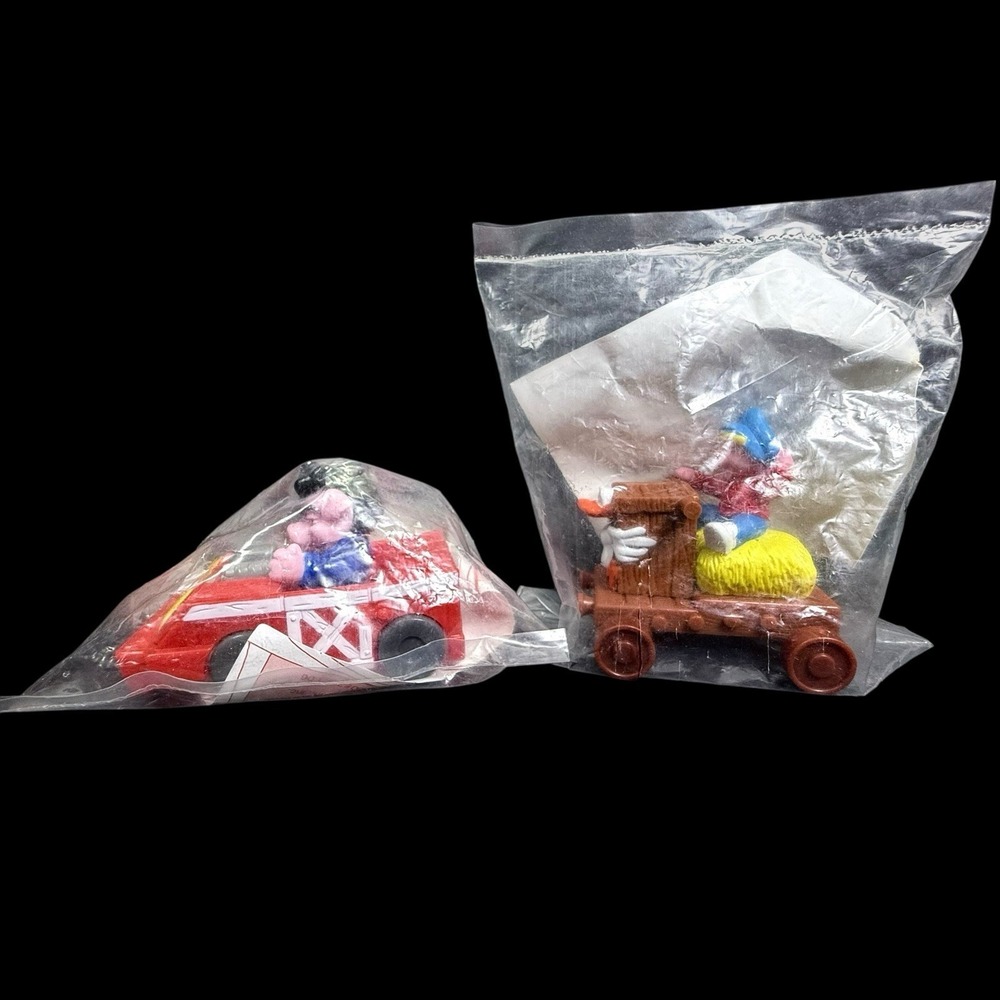 Piggsburg Pigs! McDonald's Happy Meal Toy Vintage 1990 Sealed Lot of 2